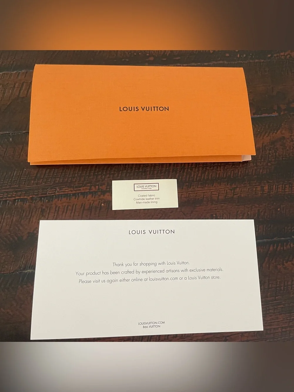 Louis Vuitton Dust Bag with gift envelope
